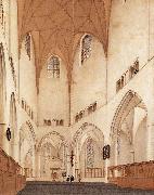 Pieter Jansz Saenredam Interior of the Choir of St Bavo at Haarlem oil painting artist